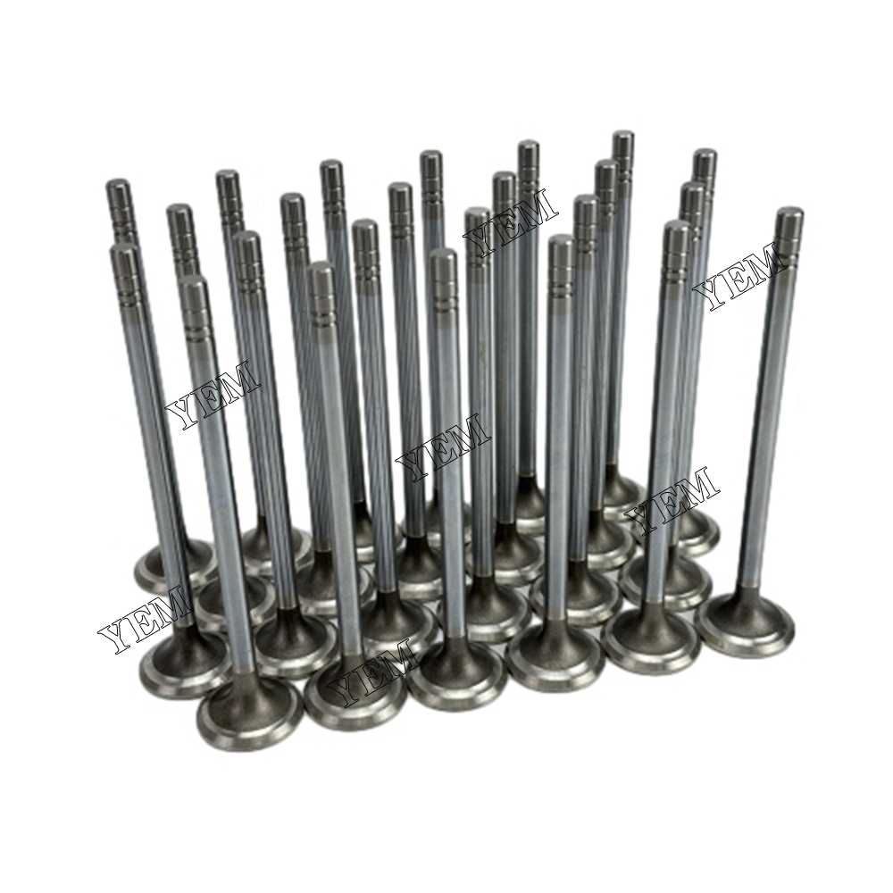 YEM Parts 122-0321 Pack of 6 VALVE EXHAUST Suitable For Caterpillar For Caterpillar