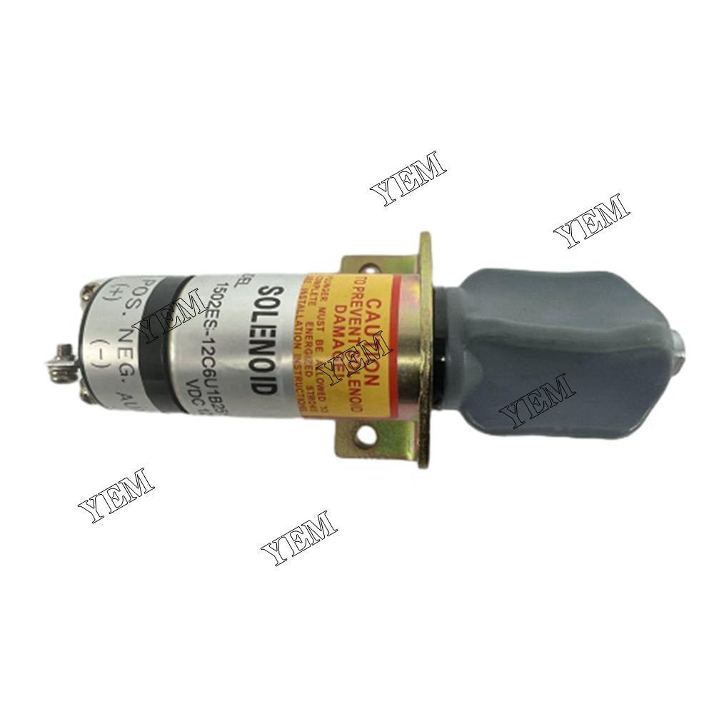 YEM Parts 1502ES-12C6U1B2S1 SA-3398 1502 12V Shutoff Solenoid Valve For Bobcat Engine NEW