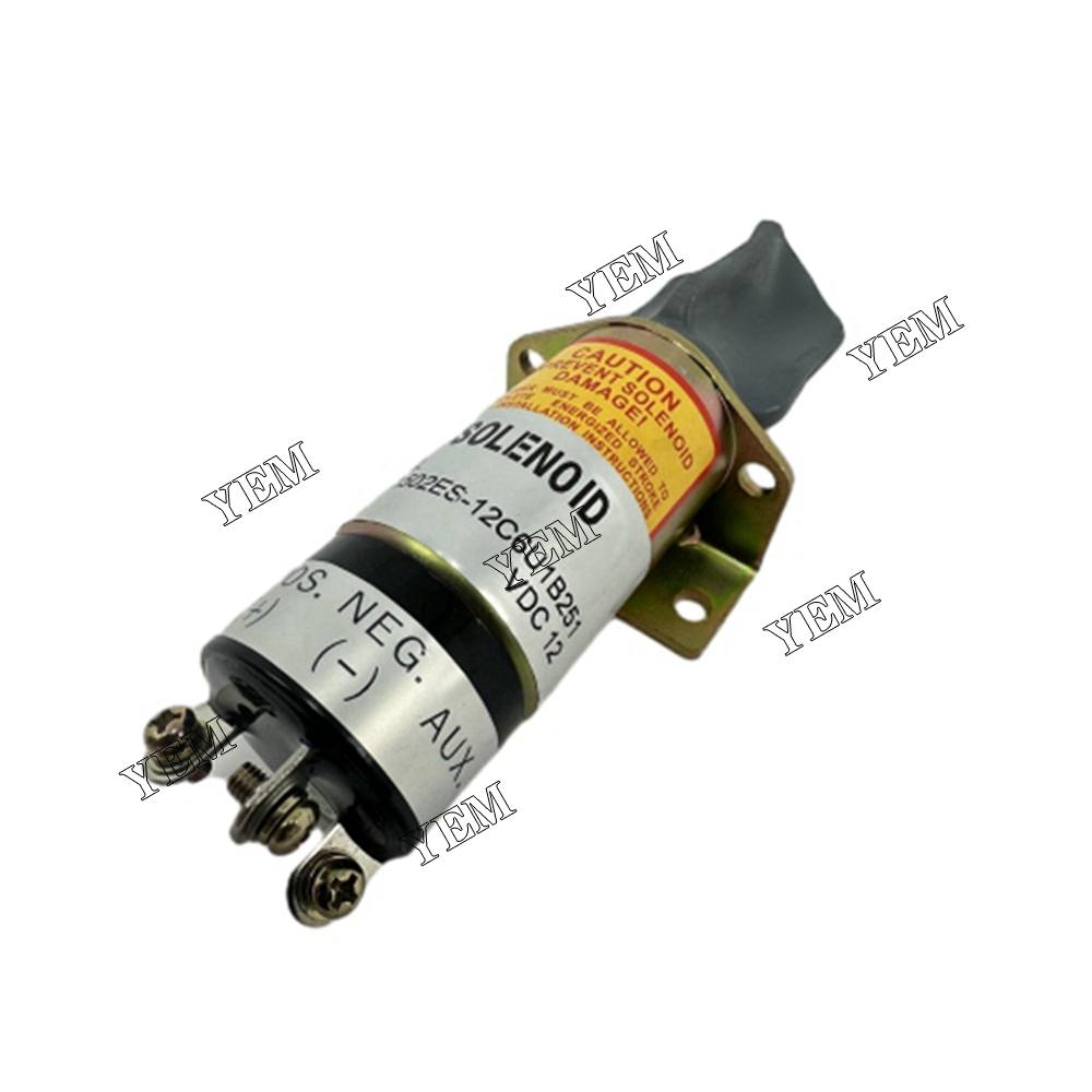 YEM Parts 1502ES-12C6U1B2S1 SA-3398 1502 12V Shutoff Solenoid Valve For Bobcat Engine NEW YEMPARTS