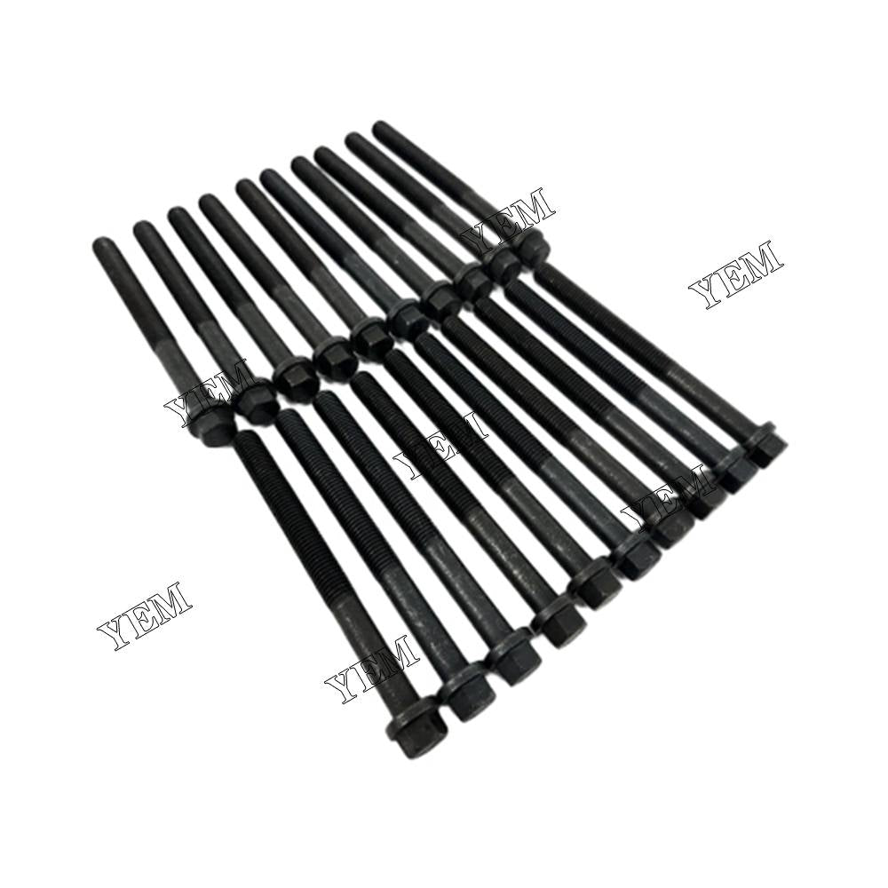 YEM Parts 20X 12200620 Cylinder Head Bolt For Weichai WP6D4158E Engine For Weichai