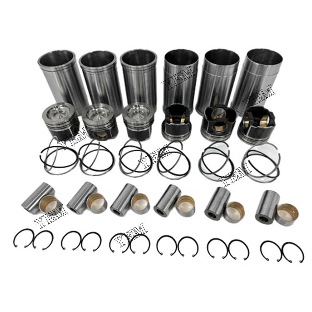 YEM Parts 6X Cylinder Liner Kit For John Deere 6090 diesel engine spare parts