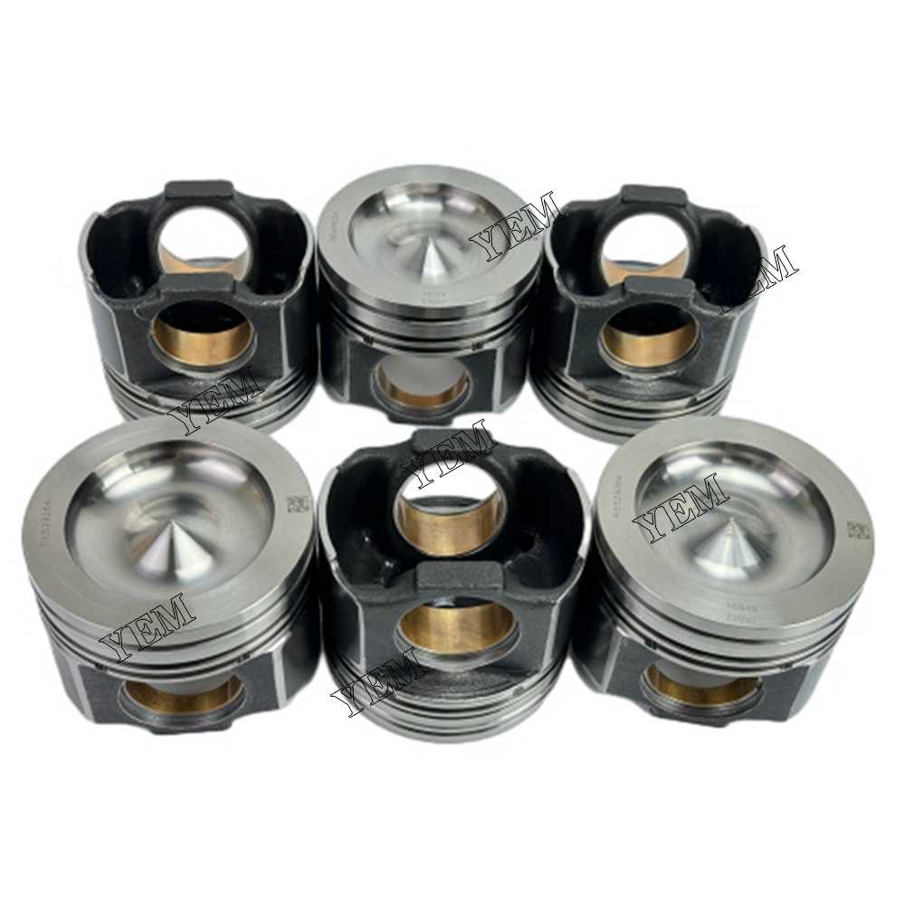 YEM Parts 6X RE529264 Piston std size 118.3mm For John Deere 6091 Engine For John Deere