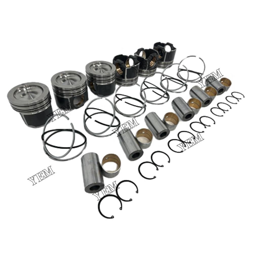YEM Parts 6X RE529264 Piston Kit For John Deere 6090 diesel engine spare parts For John Deere