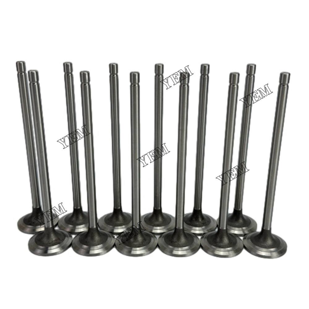 YEM Parts R520223 Intake & Exhaust Valve For John Deere 6090 Engine (Fit For One Engine) For John Deere