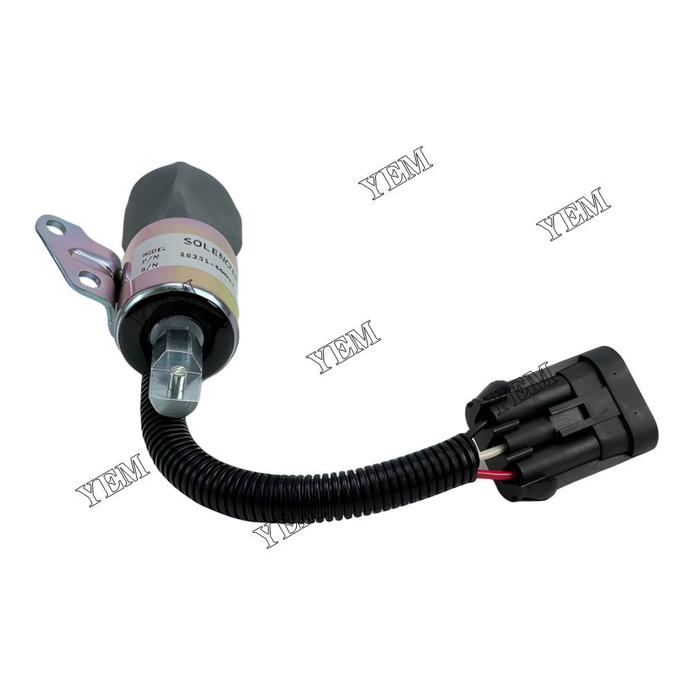 YEM Parts 1E231-60011 Solenoid Valve 12V For Kubota Z482 Gehlmax MB 048 excavator Engine