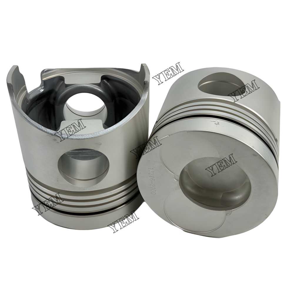 YEM Parts 6X 13216-2100 Piston std size 110mm For Hino H07C diesel engine Engine For Hino