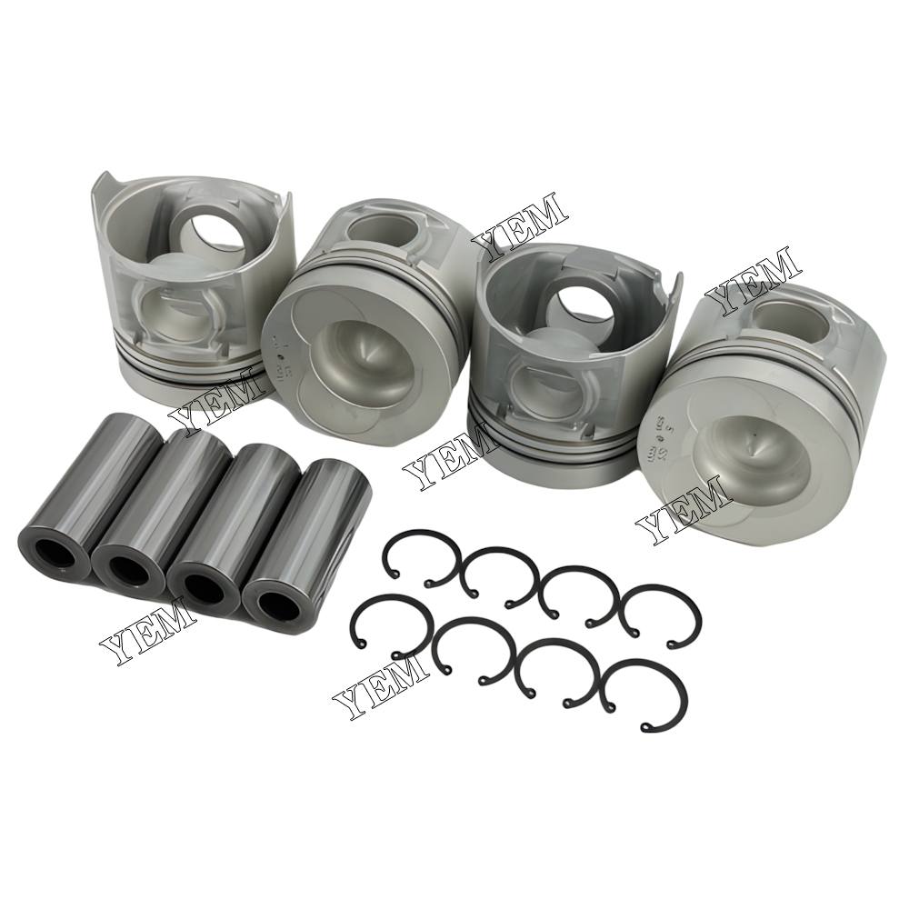 YEM Parts 4X 13216-0020 Piston STD 104mm For Hino W04C heavy truck Engine For Hino
