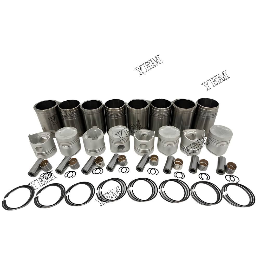 YEM Parts 8X Cylinder Liner Kit For Mitsubishi 8DC2 diesel engine spare parts For Mitsubishi