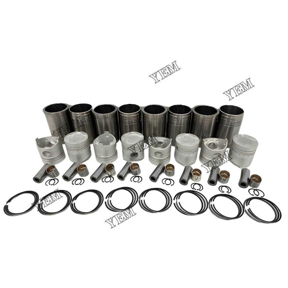 YEM Parts 8X Cylinder Liner Kit For Mitsubishi 8DC2 diesel engine spare parts For Mitsubishi