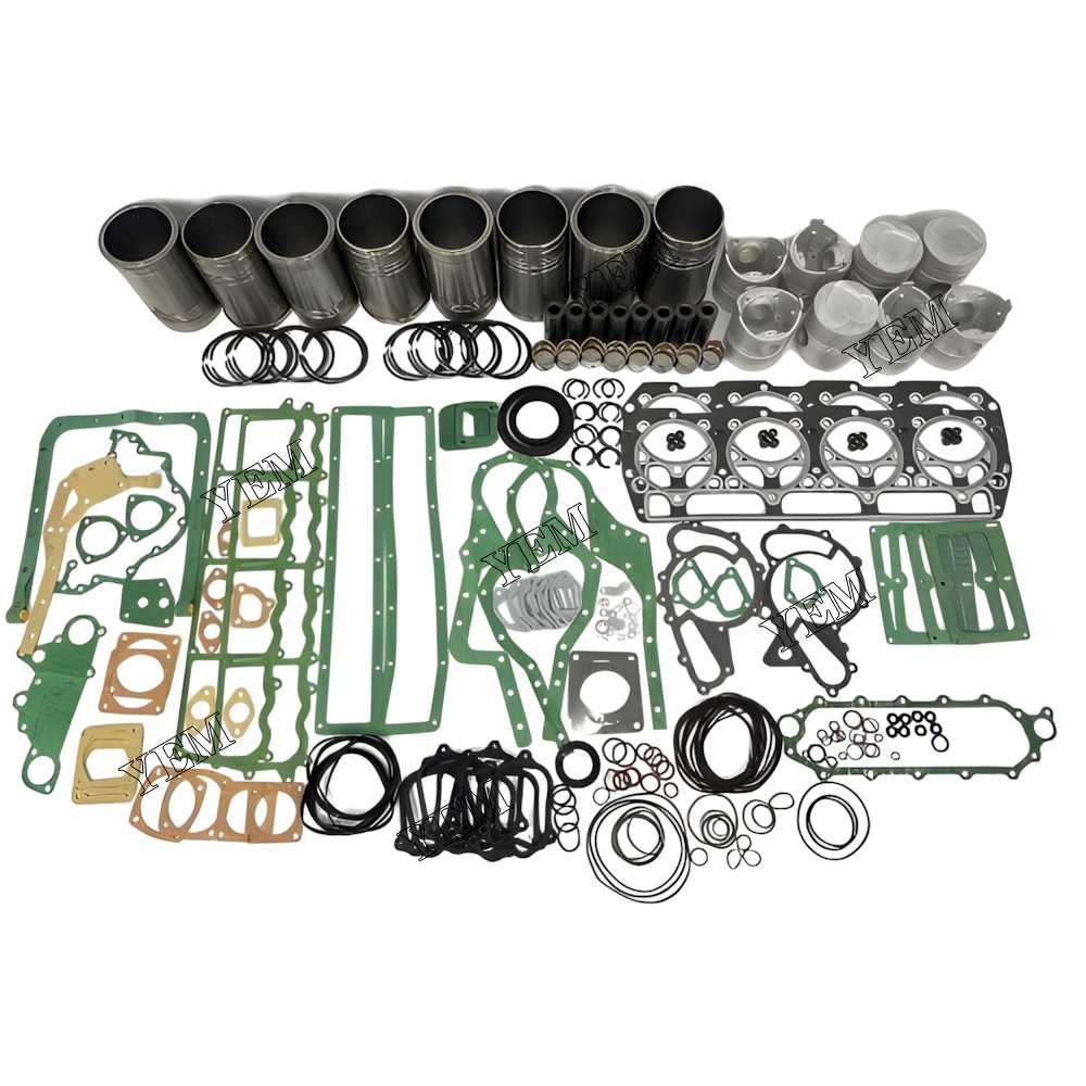 YEM Parts 8X Overhaul Kit With Gasket Set For Mitsubishi 8DC2 Engine