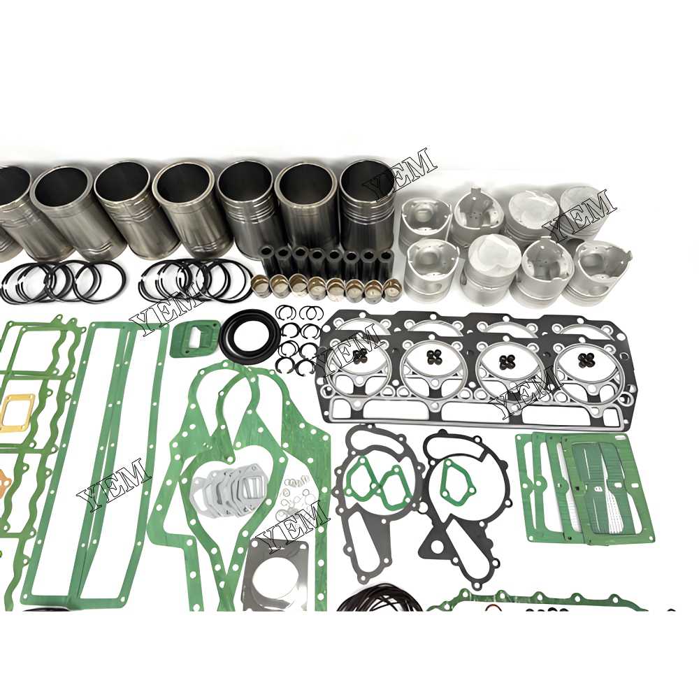 YEM Parts 8X Overhaul Kit With Gasket Set For Mitsubishi 8DC2 Engine For Mitsubishi