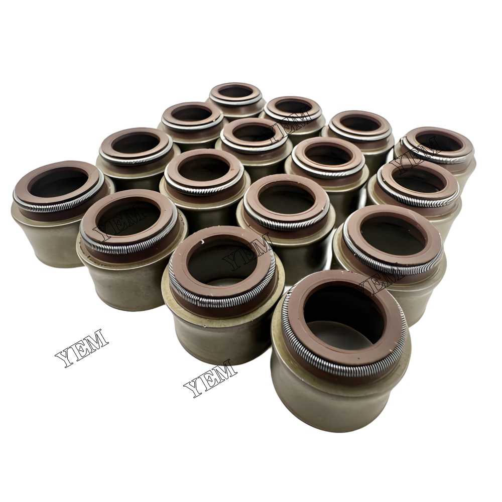 YEM Parts 16X 1Valve Oil Seal For Mitsubishi 8DC2 diesel engine spare parts For Mitsubishi