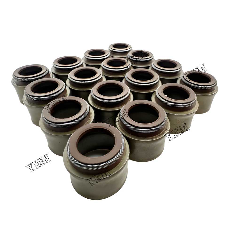 YEM Parts 16X 1Valve Oil Seal For Mitsubishi 8DC2 diesel engine spare parts For Mitsubishi