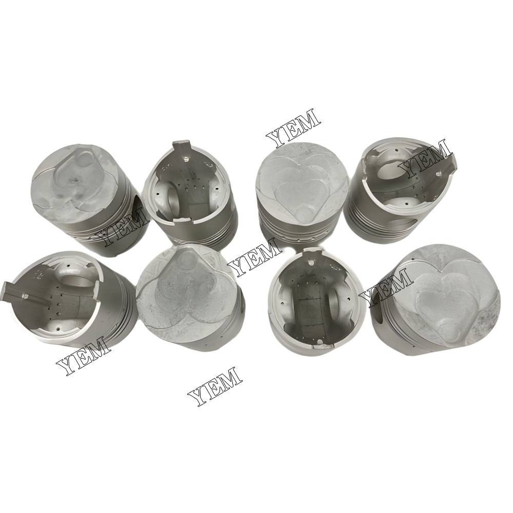 YEM Parts 8X Piston std size 130mm For Mitsubishi 8DC2 excavator diesel engine