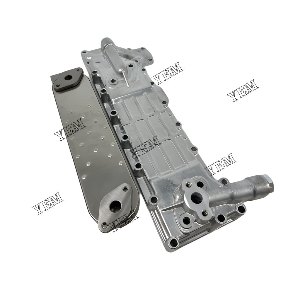 YEM Parts Oil Cooler Core + Side Cover For Isuzu 4BD1 Hitachi EX 9 excavator Engine
