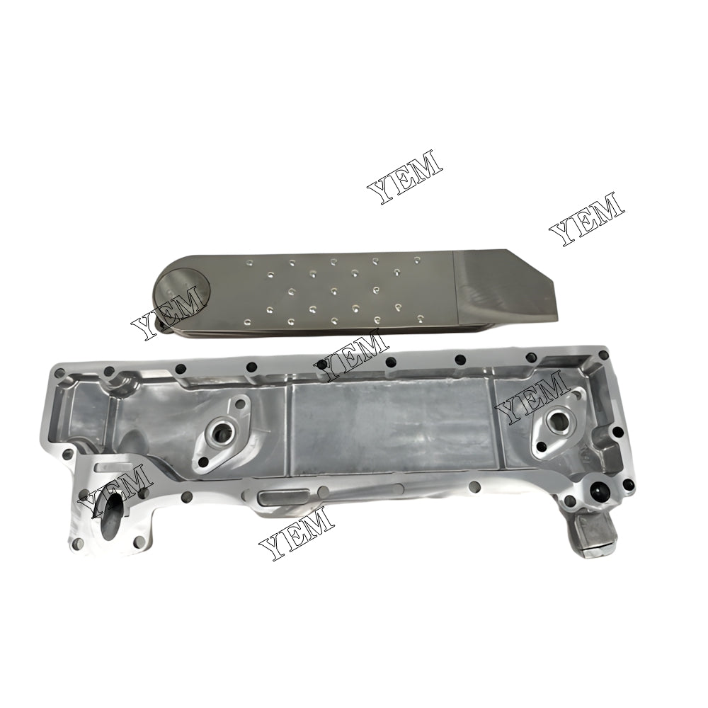 YEM Parts Oil Cooler Core + Side Cover For Isuzu 4BG1 heavy truck Engine For Isuzu