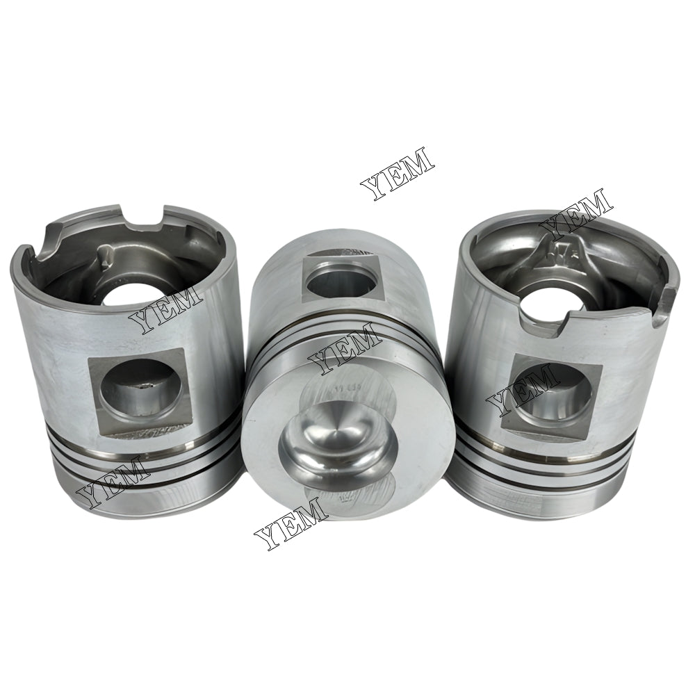 YEM Parts 3X 2233361 Piston std size 100mm For Deutz F3L912 Atlas 1204 M excavator Engine For Deutz