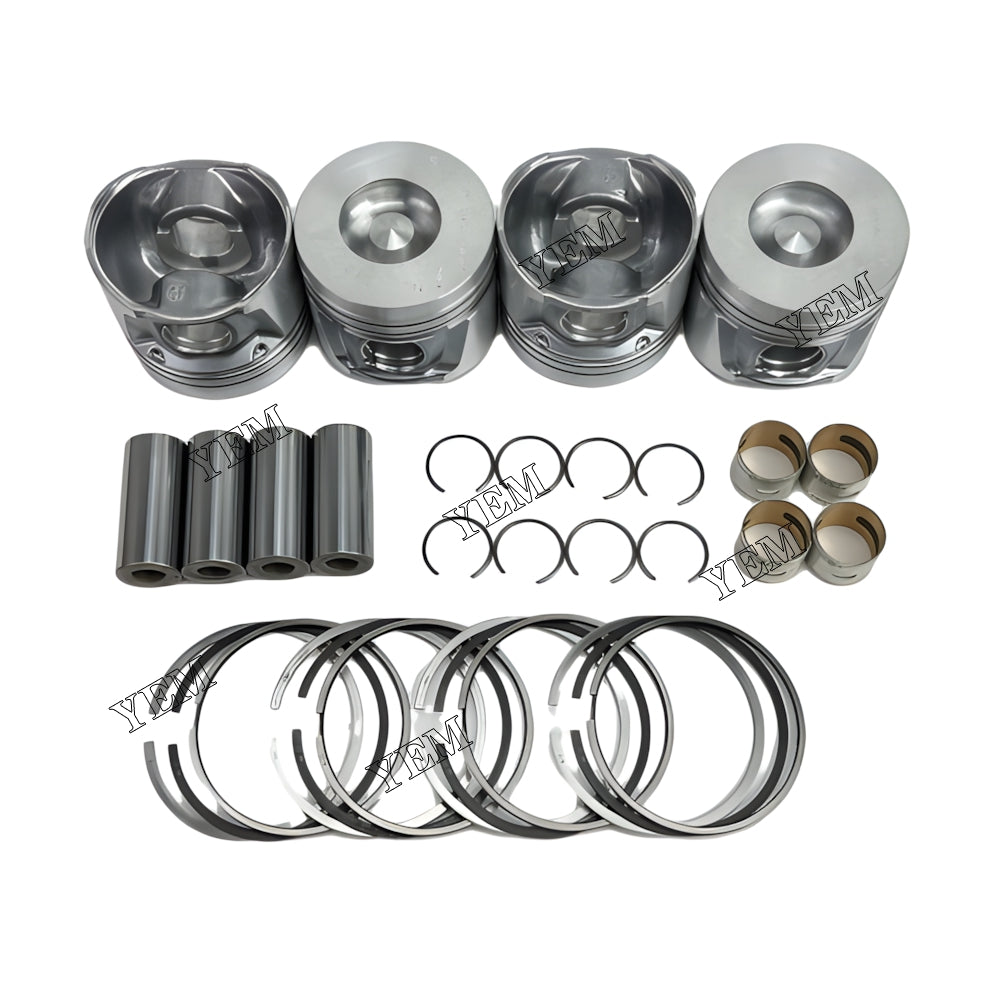YEM Parts 4X 4300321 Piston With Rings For Deutz TD2011L04 Engine For Deutz