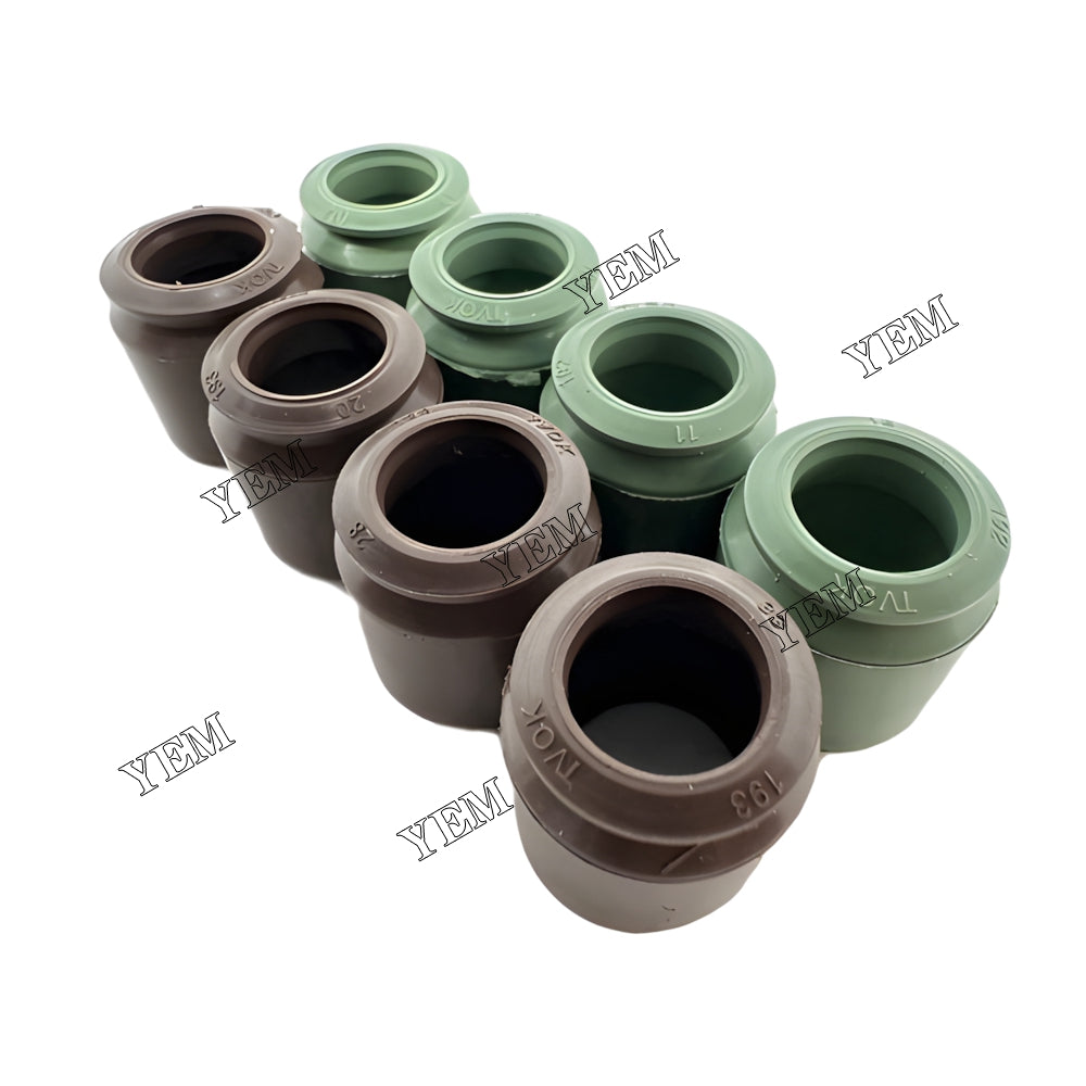 YEM Parts 8X Valve Oil Seal For Perkins 1004 diesel engine spare parts For Perkins