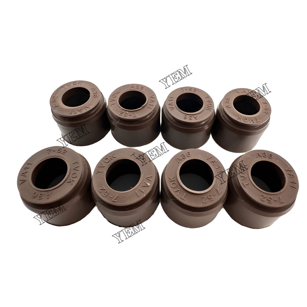 YEM Parts 8X Valve Oil Seal For Perkins 704-30 generator set Engine For Perkins