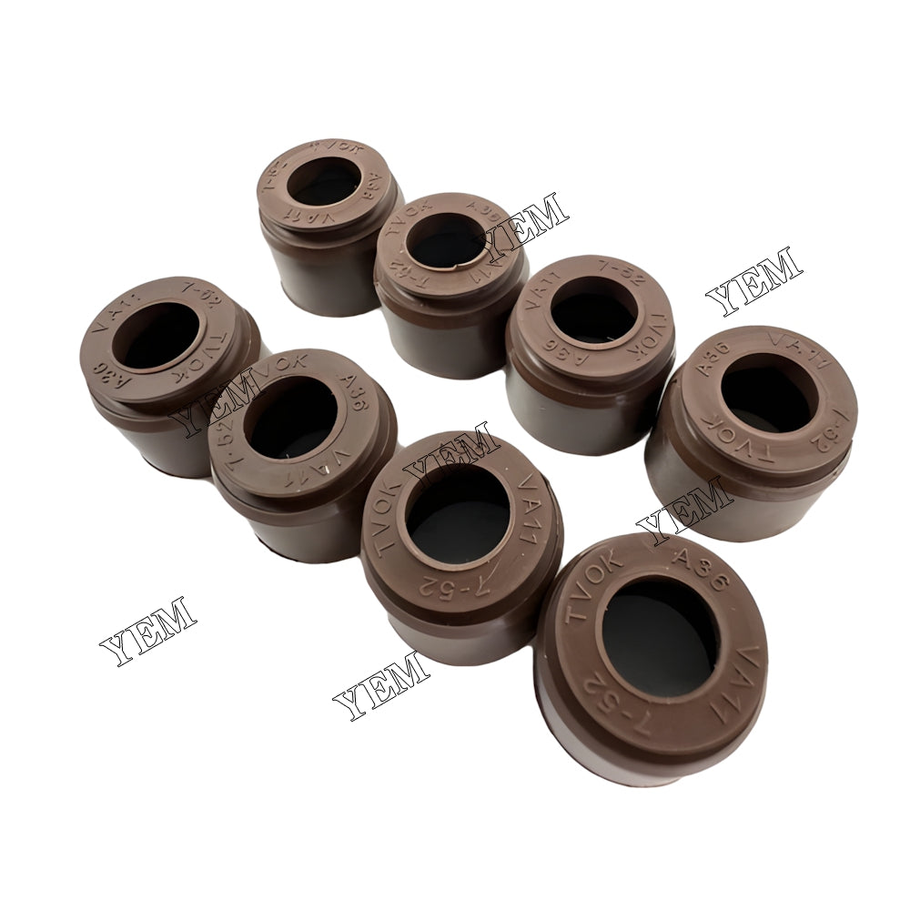 YEM Parts 8X Valve Oil Seal For Perkins 704-30 generator set Engine For Perkins