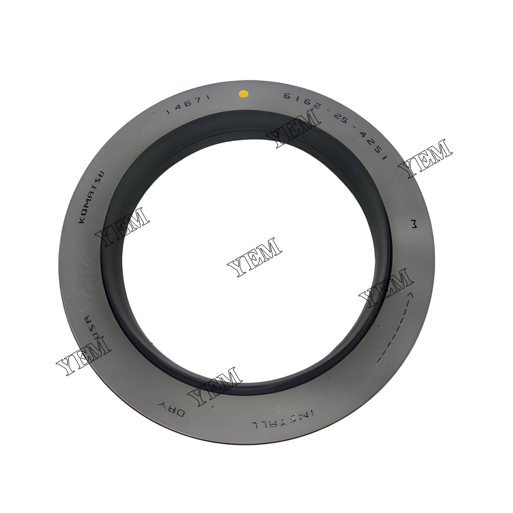 YEM Parts Crankshaft Rear Oil Seal For Komatsu 6D170 mobile reclaimer Engine For Komatsu