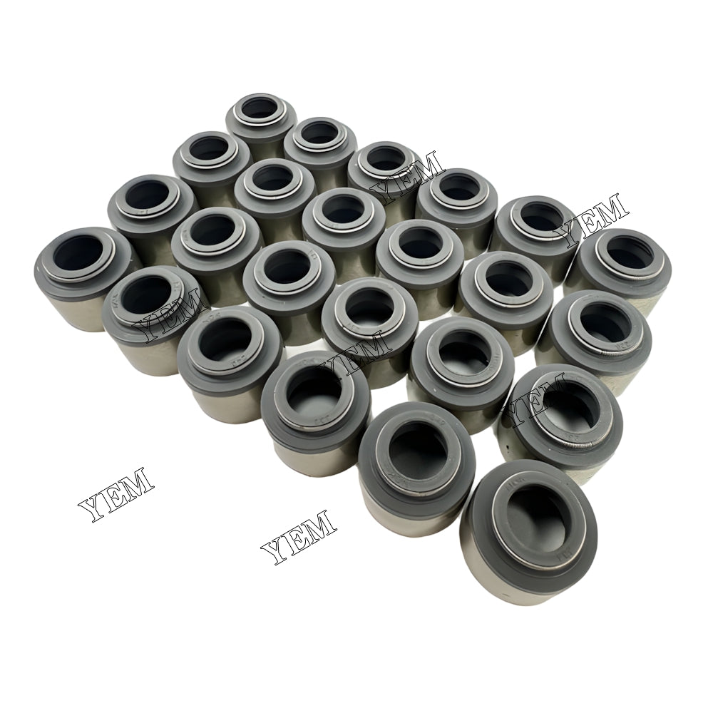 YEM Parts 24X Valve Oil Seal For Komatsu 6D170 mobile reclaimer Engine For Komatsu