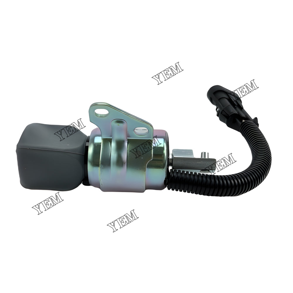 YEM Parts 12V Fuel ShutDown Solenoid 1E231-60011 for Kubota Engine V2203 D722 D902 Z482 For Doosan
