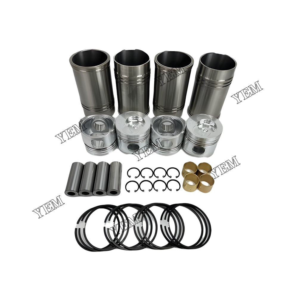 YEM Parts 4X Cylinder Liner Kit For YUNNEI YN38GBZ diesel engine spare parts For YUNNEI