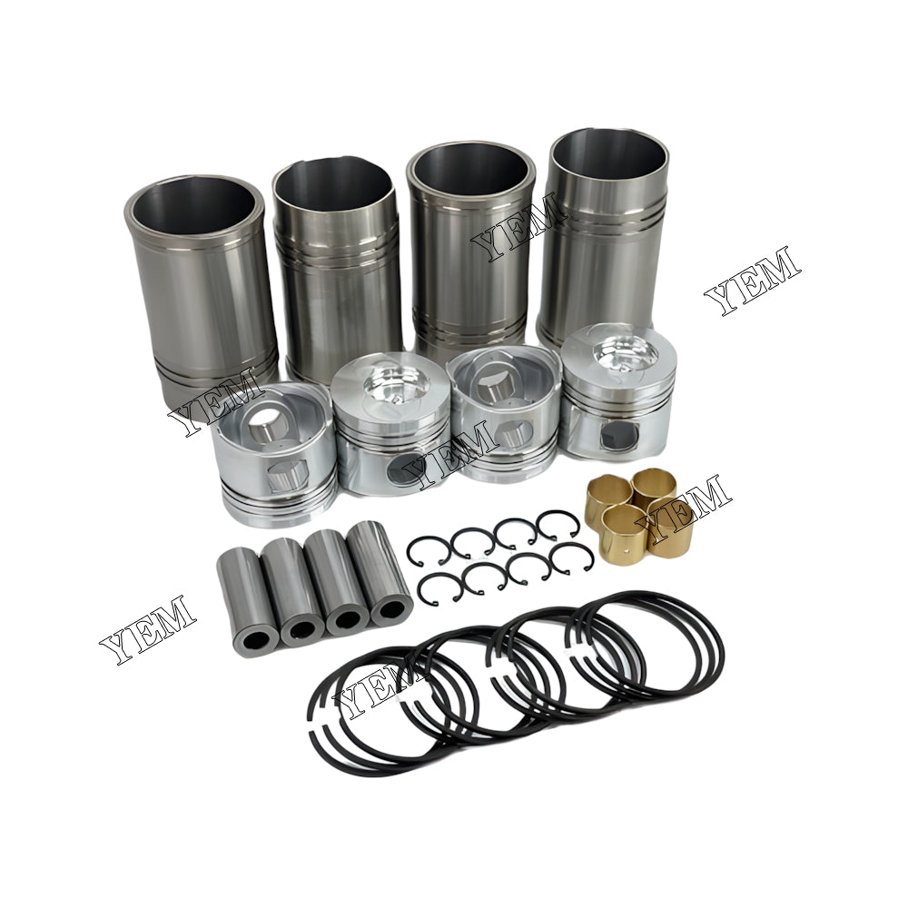 YEM Parts 4X Cylinder Liner Kit For YUNNEI YN38GBZ diesel engine spare parts For YUNNEI