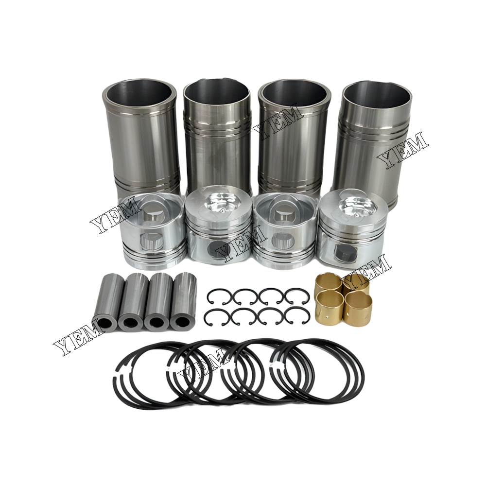YEM Parts 4X Cylinder Liner Kit For YUNNEI YN38GBZ diesel engine spare parts For YUNNEI