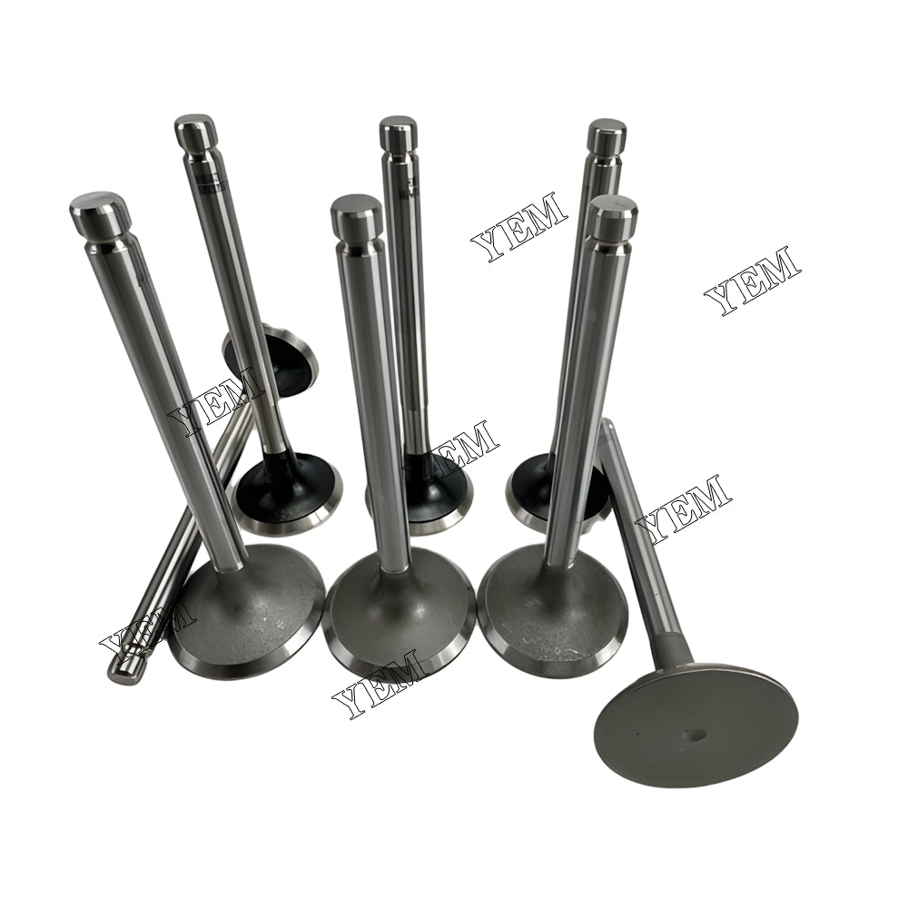YEM Parts 4X Intake Valve & Exhaust Valve For YUNNEI YN38GBZ Engine For YUNNEI
