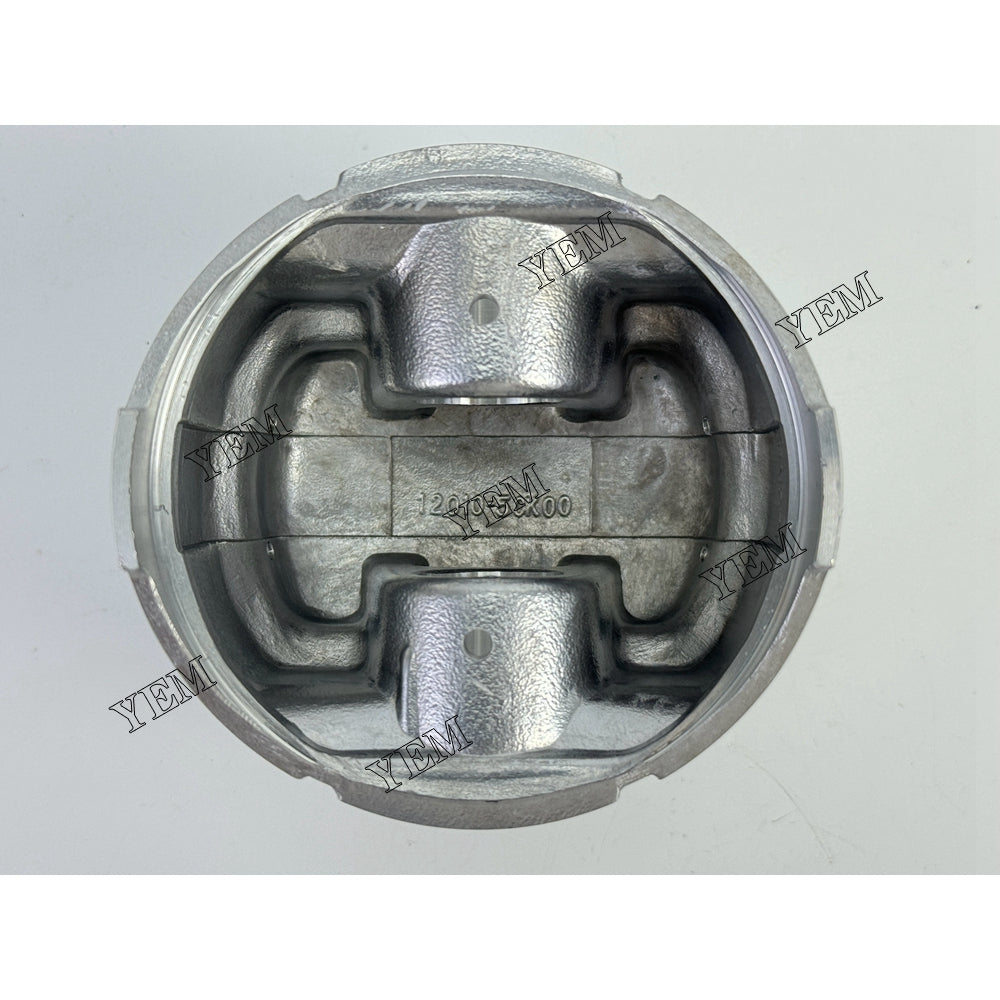 YEM Parts 4X 12010-50K00 Piston std size 87.2mm For Nissan H20 TCM FG25N5T forklift Engine For Nissan
