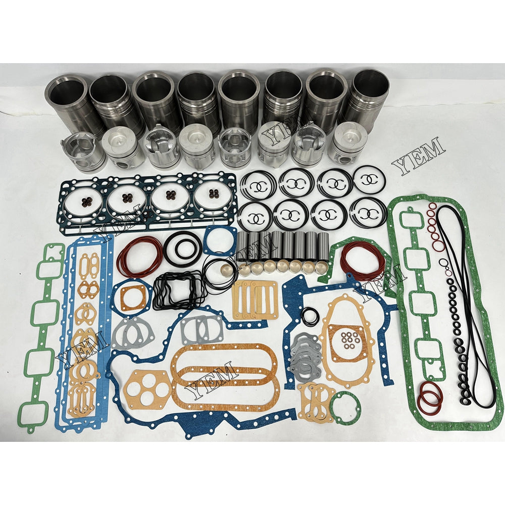 YEM Parts 8X Overhaul Kit With Gasket Set For Nissan RF8 excavator diesel engine