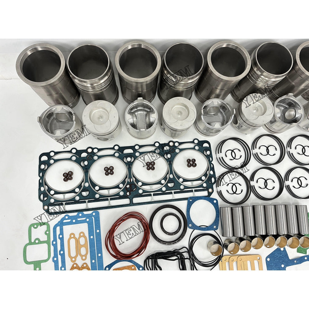 YEM Parts 8X Overhaul Kit With Gasket Set For Nissan RF8 excavator diesel engine For Nissan