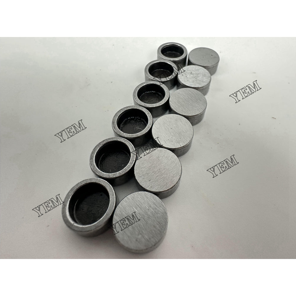 YEM Parts 12X Valve Cap For Mitsubishi 6D34 filter paver excavator diesel engine For Mitsubishi