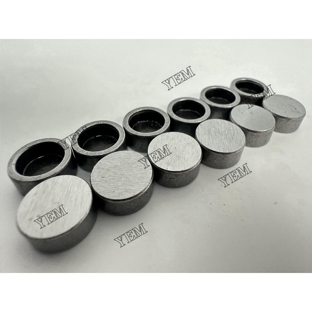 YEM Parts 12X Valve Cap For Mitsubishi 6D34 filter paver excavator diesel engine For Mitsubishi
