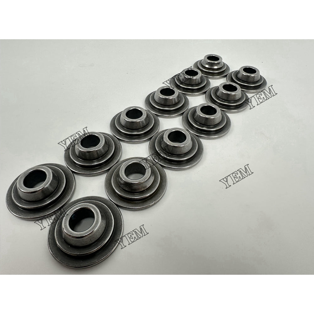 YEM Parts 12X Valve Spring Retainer For Mitsubishi 6D34 filter paver Engine For Mitsubishi