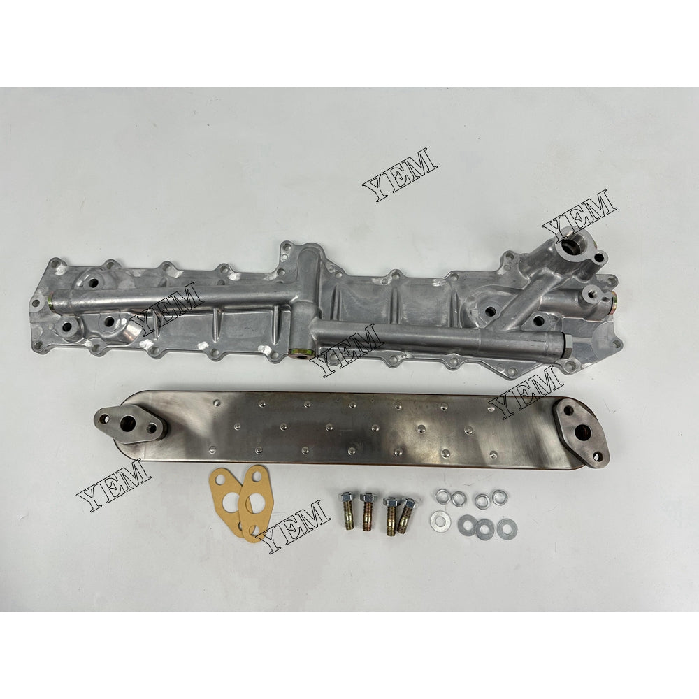 YEM Parts ME303345 Oil Cooler Assembly For Mitsubishi 6M60 FD150AN Blade forklift Engine