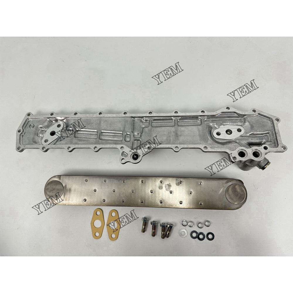 YEM Parts ME303345 Oil Cooler Assembly For Mitsubishi 6M60 FD150AN Blade forklift Engine For Mitsubishi