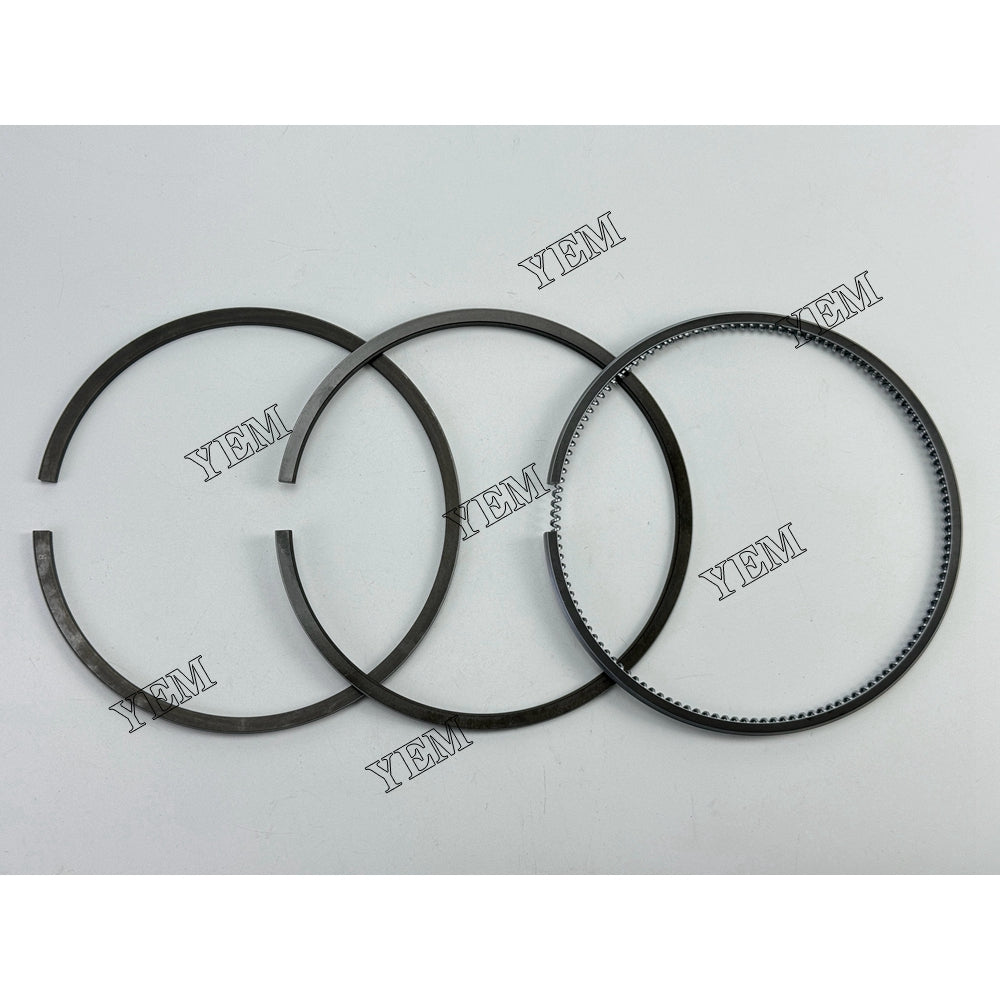 YEM Parts 8X Piston Rings Set 130mm For Mitsubishi 8DC2 excavator diesel engine For Mitsubishi
