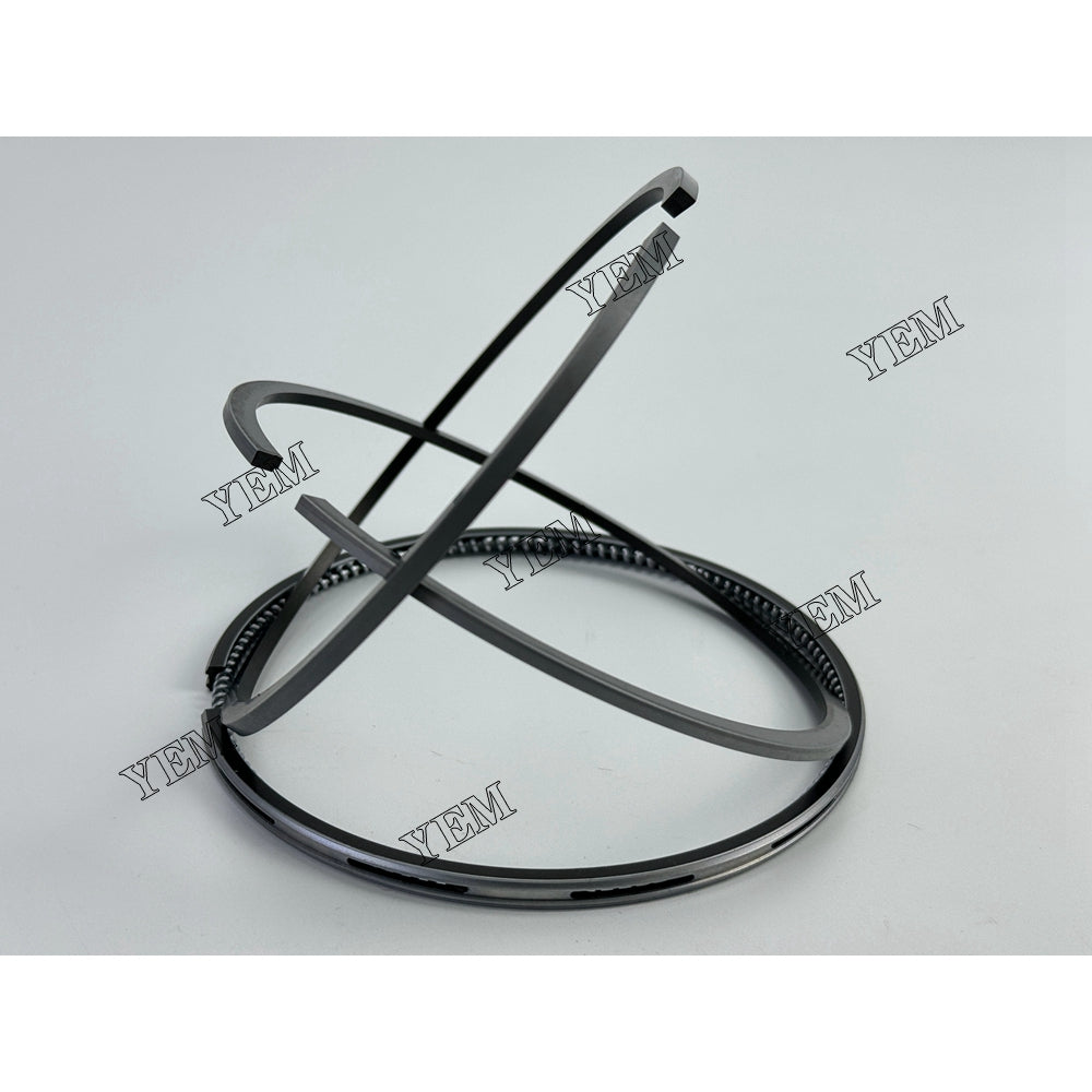 YEM Parts 8X Piston Rings Set 130mm For Mitsubishi 8DC2 excavator diesel engine For Mitsubishi