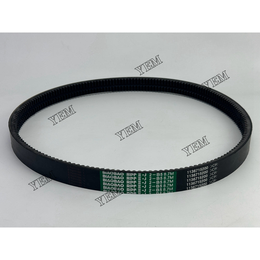 YEM Parts 1136715200 Belt, Fan For Isuzu 6WG1 excavator diesel engine Engine For Isuzu