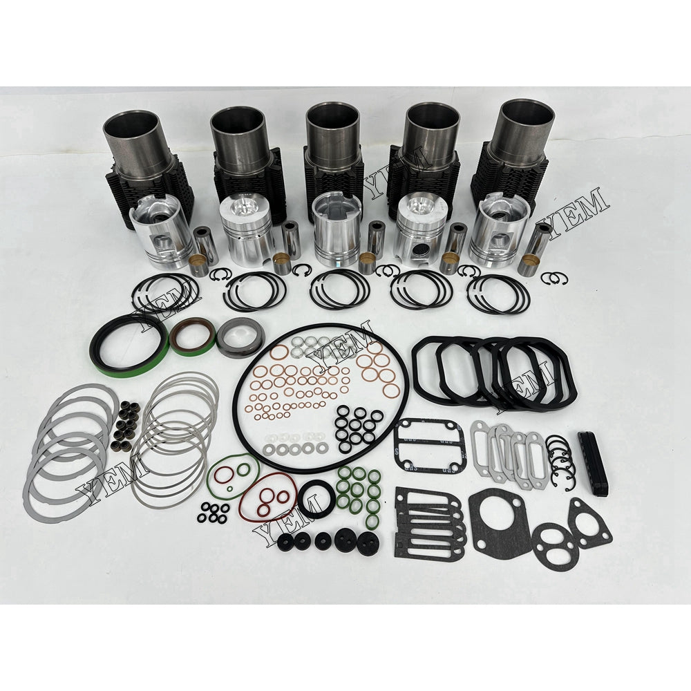 YEM Parts 5X Overhaul Kit With Gasket Set For Deutz F5L912 Fuchs 713 MU excavator Engine