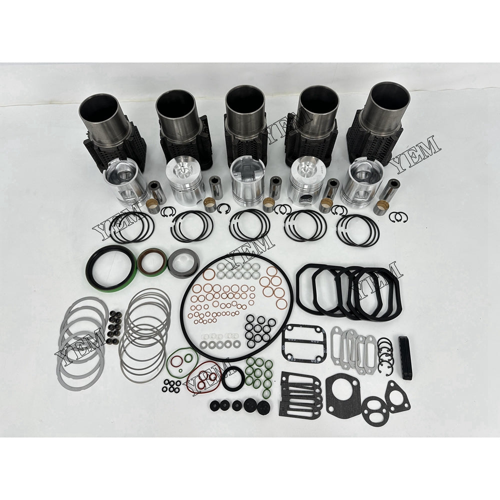 YEM Parts 5X Overhaul Kit With Gasket Set For Deutz F5L912 Fuchs 713 MU excavator Engine For Deutz