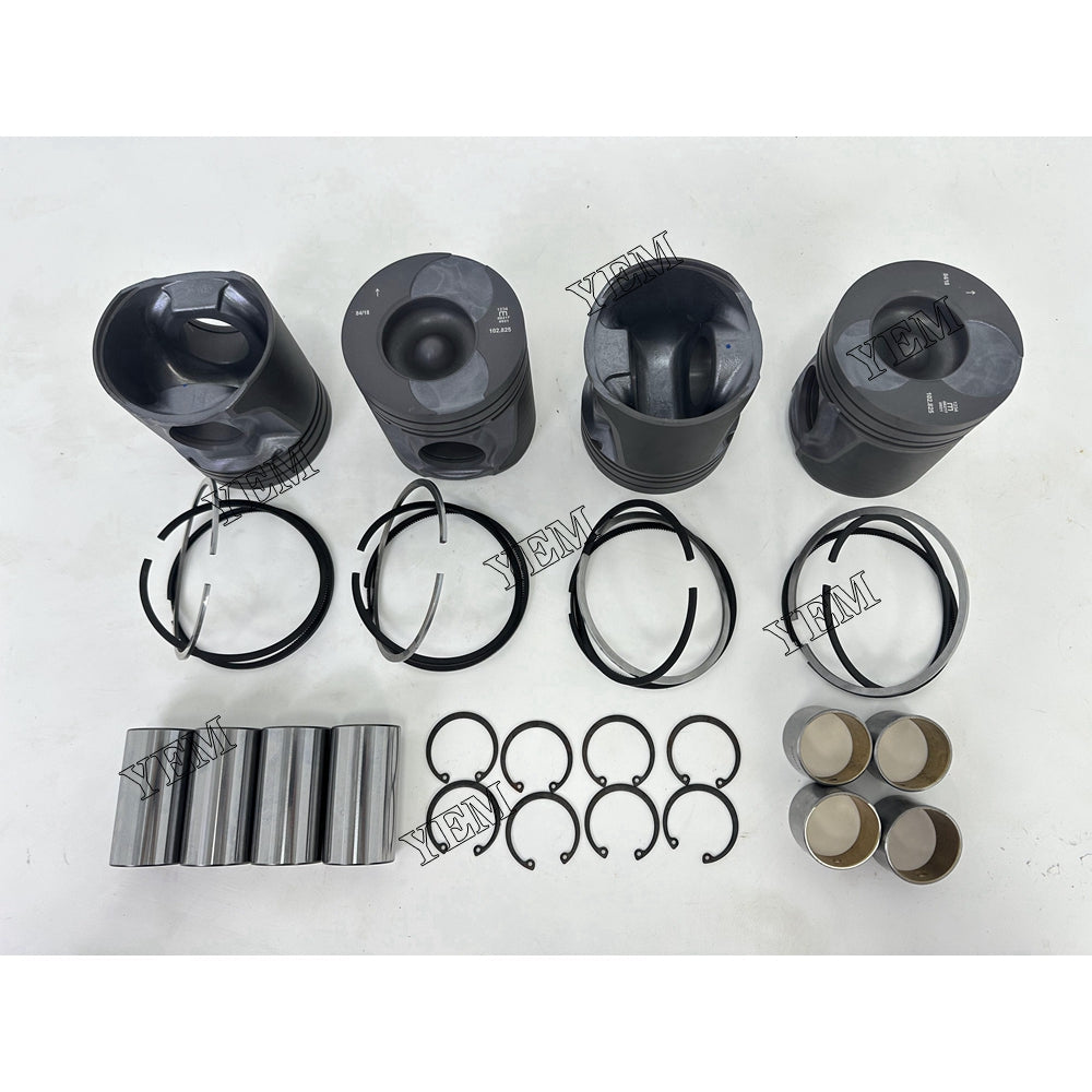 YEM Parts 4X U5LP0058 Piston With Rings For Perkins 1004-42 generator set Engine For Perkins