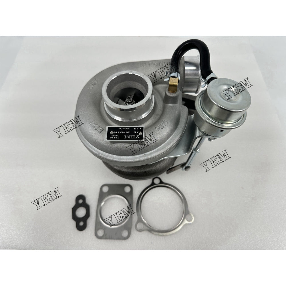 YEM Parts 2674A816 Turbocharger For Perkins 1104D-44T Gallmac WMW 100 LT excavator Engine For Perkins
