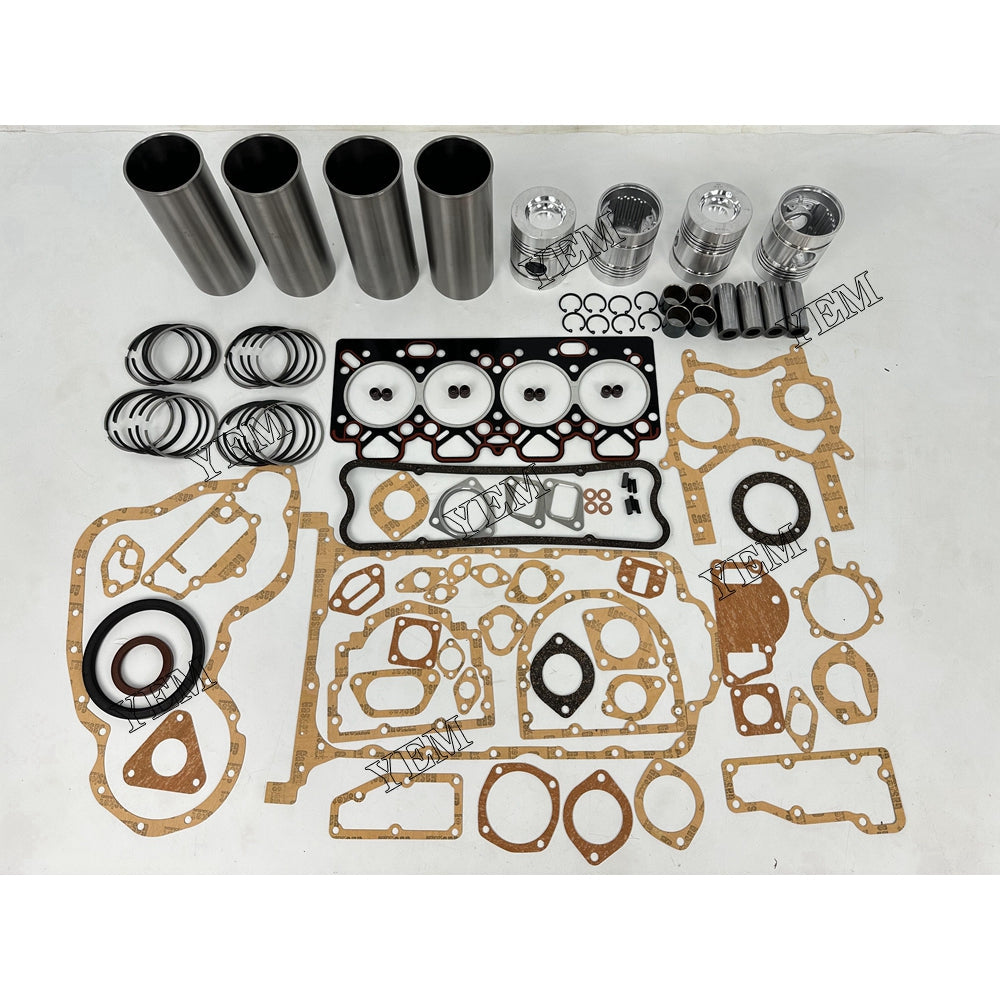 YEM Parts 4X Overhaul Kit With Gasket Set For Perkins 4.236 generator set Engine For Perkins