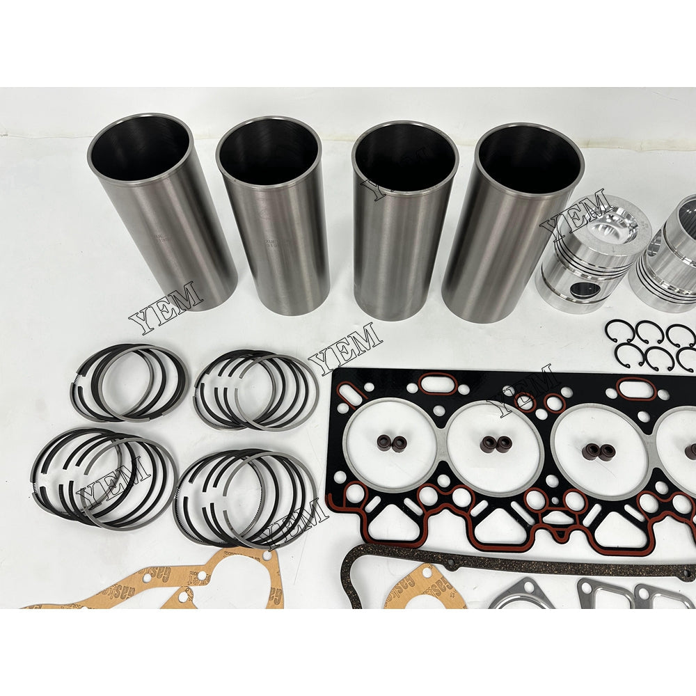 YEM Parts 4X Overhaul Kit With Gasket Set For Perkins 4.236 generator set Engine For Perkins
