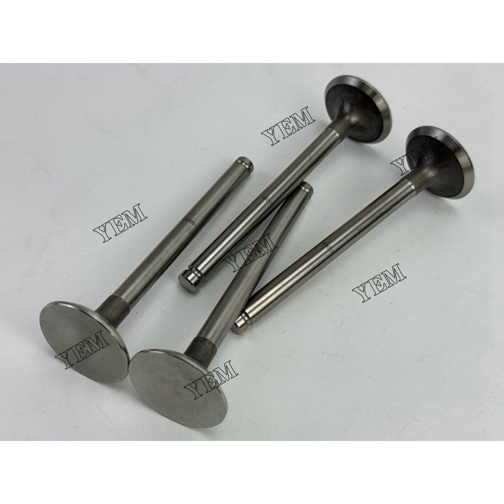 YEM Parts 4X 3142A051 Exhaust Valve For Perkins 4.236 generator set Engine For Perkins